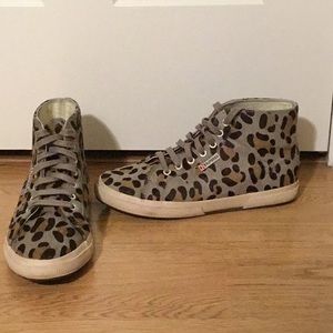 Superga Cheetah High Top Sneakers